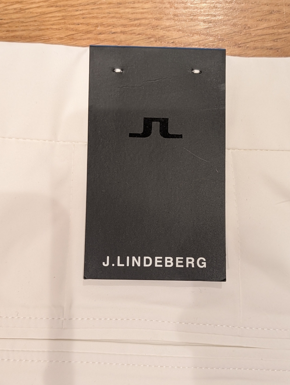 J. Lindeberg Elof Golf Pants 36x32 White LIGHT Poly Tight Fit NWT - Picture 2 of 6